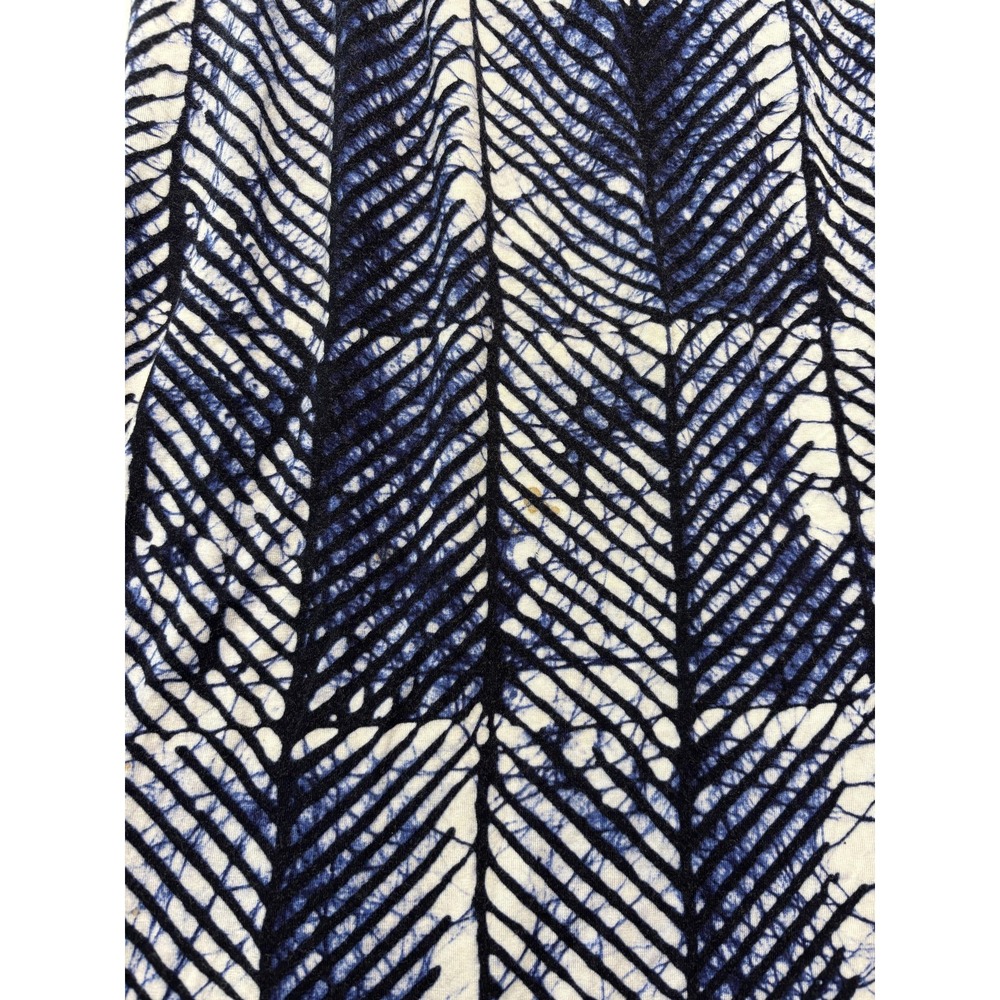 MICHAEL Michael Kors Skirt Womens 1X Plus Blue Geometric Print Maxi Long Jersey - Picture 4 of 11